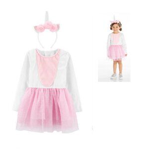 NWT Carter's Halloween Unicorn 2pc Toddler Costume Size 2-3